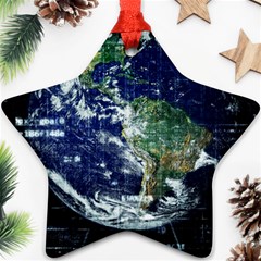 Earth Internet Globalisation Ornament (star) by Celenk