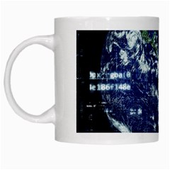 Earth Internet Globalisation White Mugs by Celenk