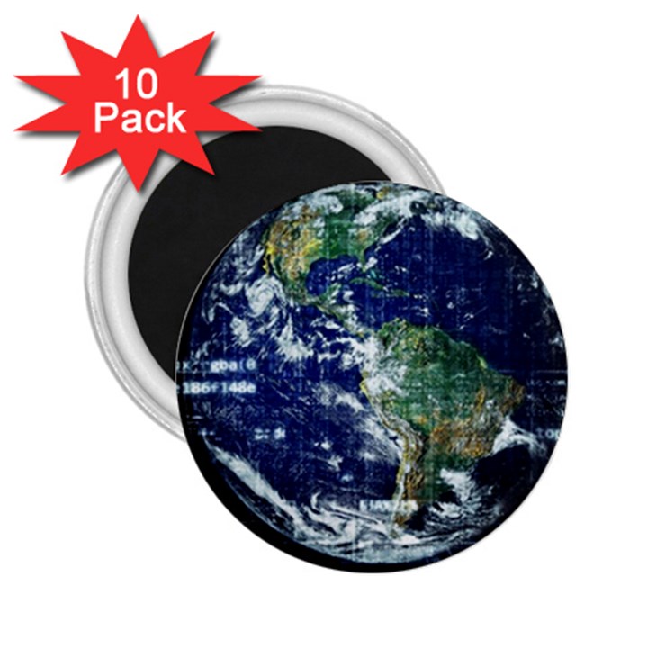 Earth Internet Globalisation 2.25  Magnets (10 pack) 