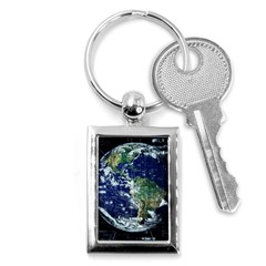 Earth Internet Globalisation Key Chains (rectangle)  by Celenk