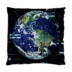 Earth Internet Globalisation Standard Cushion Case (one Side) by Celenk