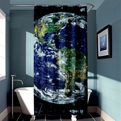 Earth Internet Globalisation Shower Curtain 36  X 72  (stall)  by Celenk