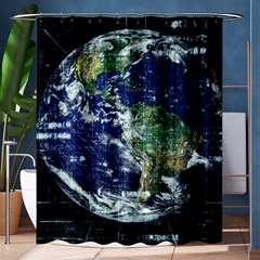 Earth Internet Globalisation Shower Curtain 60  X 72  (medium)  by Celenk