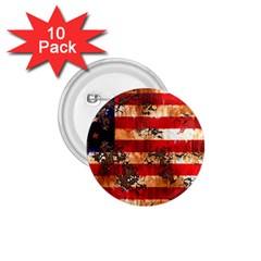 American Flag Usa Symbol National 1 75  Buttons (10 Pack) by Celenk