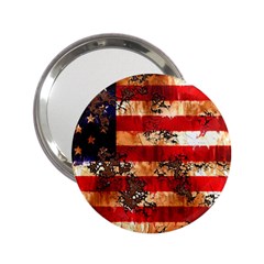 American Flag Usa Symbol National 2 25  Handbag Mirrors by Celenk