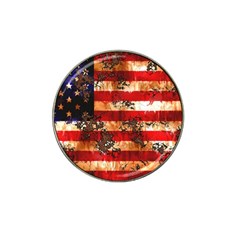 American Flag Usa Symbol National Hat Clip Ball Marker (10 Pack) by Celenk