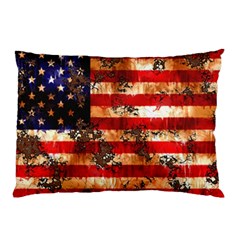 American Flag Usa Symbol National Pillow Case by Celenk