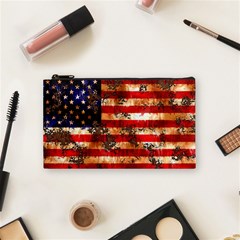 American Flag Usa Symbol National Cosmetic Bag (small)  by Celenk