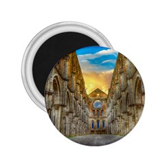 Abbey Ruin Architecture Medieval 2 25  Magnets by Celenk