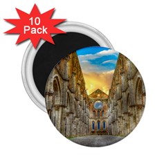 Abbey Ruin Architecture Medieval 2 25  Magnets (10 Pack)  by Celenk