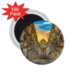 Abbey Ruin Architecture Medieval 2 25  Magnets (100 Pack)  by Celenk