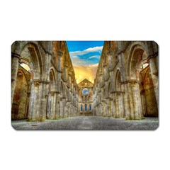 Abbey Ruin Architecture Medieval Magnet (rectangular) by Celenk