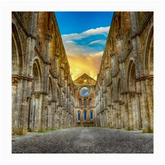 Abbey Ruin Architecture Medieval Medium Glasses Cloth (2-side) by Celenk