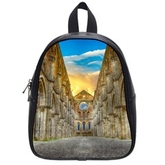 Abbey Ruin Architecture Medieval School Bag (small) by Celenk