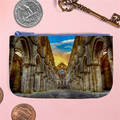 Abbey Ruin Architecture Medieval Large Coin Purse by Celenk