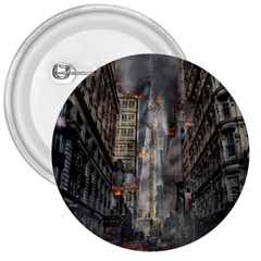 Destruction War Conflict Death 3  Buttons by Celenk