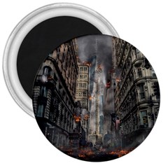 Destruction War Conflict Death 3  Magnets by Celenk