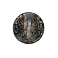 Destruction War Conflict Death Hat Clip Ball Marker by Celenk