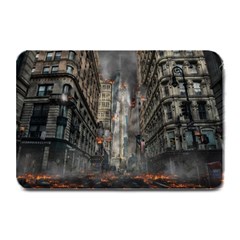 Destruction War Conflict Death Plate Mats by Celenk