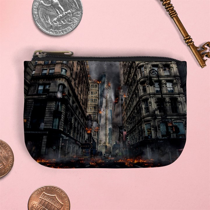 Destruction War Conflict Death Mini Coin Purses