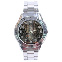 Destruction War Conflict Death Stainless Steel Analogue Watch by Celenk