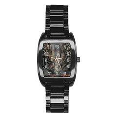 Destruction War Conflict Death Stainless Steel Barrel Watch by Celenk