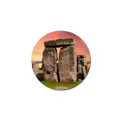 Stonehenge Ancient England Golf Ball Marker by Celenk