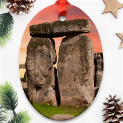 Stonehenge Ancient England Oval Ornament (two Sides)