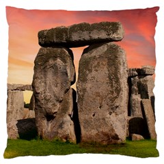 Stonehenge Ancient England Large Cushion Case (one Side) by Celenk