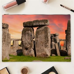 Stonehenge Ancient England Cosmetic Bag (xxl)  by Celenk