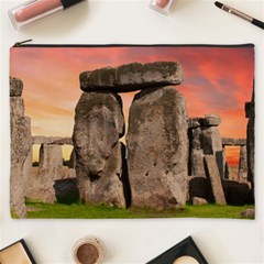 Stonehenge Ancient England Cosmetic Bag (xxxl)  by Celenk