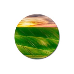 Hills Countryside Sky Rural Magnet 3  (round) by Celenk