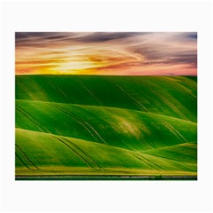 Hills Countryside Sky Rural Small Glasses Cloth by Celenk