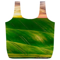 Hills Countryside Sky Rural Full Print Recycle Bags (l)  by Celenk