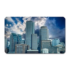 Tower Blocks Skyscraper City Modern Magnet (rectangular) by Celenk