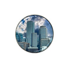 Tower Blocks Skyscraper City Modern Hat Clip Ball Marker (10 Pack)