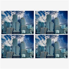 Tower Blocks Skyscraper City Modern Belt Buckles by Celenk