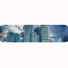 Tower Blocks Skyscraper City Modern Large Bar Mats by Celenk