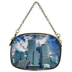 Tower Blocks Skyscraper City Modern Chain Purses (one Side)  by Celenk