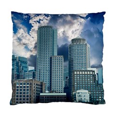 Tower Blocks Skyscraper City Modern Standard Cushion Case (two Sides) by Celenk