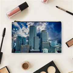 Tower Blocks Skyscraper City Modern Cosmetic Bag (medium)  by Celenk