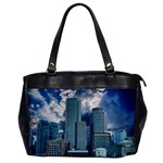 Tower Blocks Skyscraper City Modern Office Handbags Front