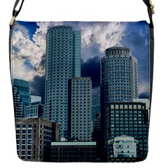 Tower Blocks Skyscraper City Modern Flap Messenger Bag (s) by Celenk