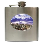 Mountain Snow Landscape Winter Hip Flask (6 oz) Front