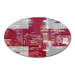 London England City Oval Magnet by Celenk