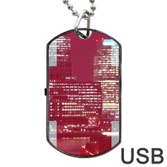 London England City Dog Tag Usb Flash (two Sides) by Celenk