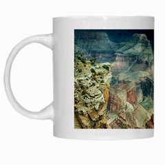 Canyon Mountain Landscape Nature White Mugs by Celenk