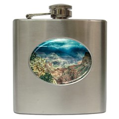 Canyon Mountain Landscape Nature Hip Flask (6 Oz) by Celenk