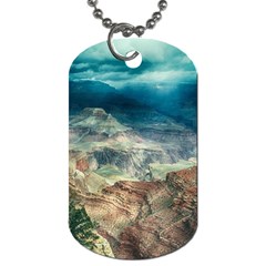 Canyon Mountain Landscape Nature Dog Tag (two Sides) by Celenk