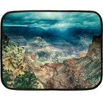 Canyon Mountain Landscape Nature Fleece Blanket (Mini) 35 x27  Blanket